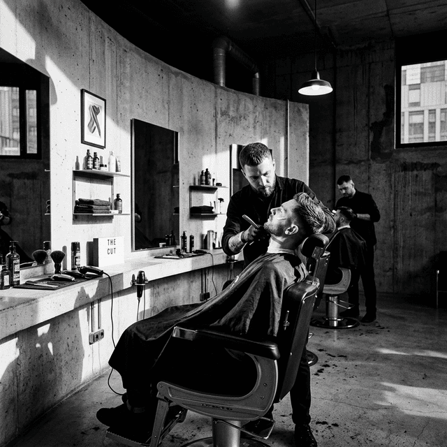 Интерьер барбершопа